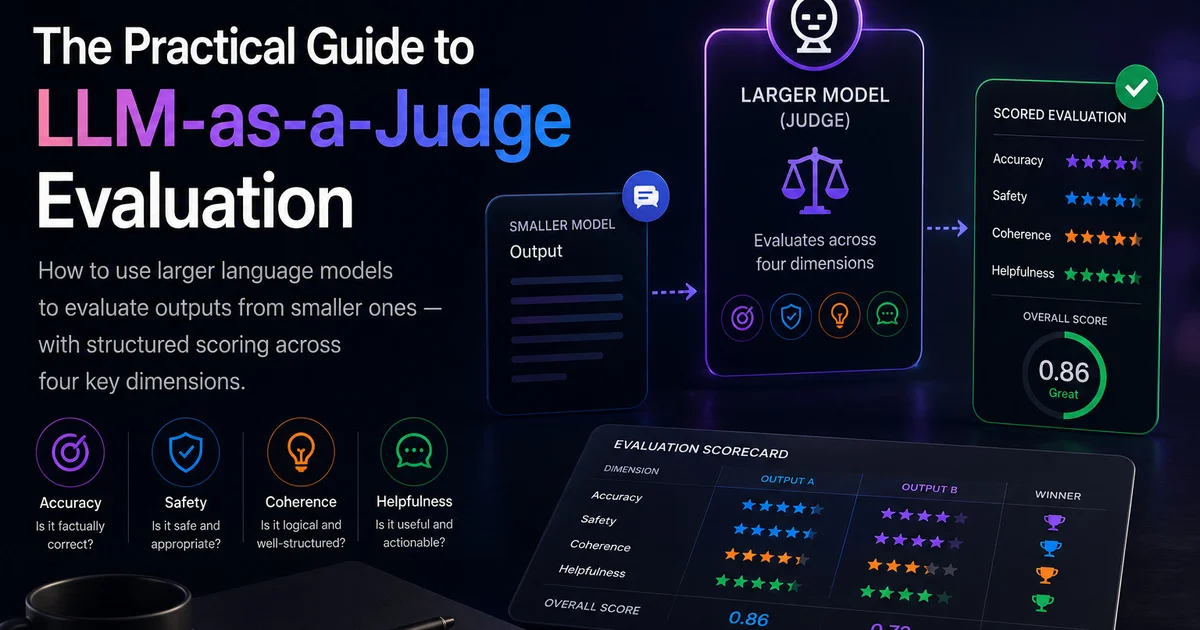 LLM-as-judge evaluation framework